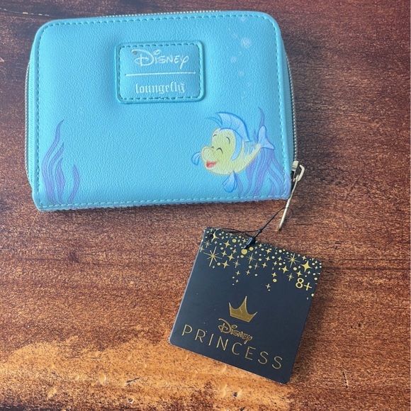 Little mermaid & Flounder loungefly wallet - Picture 3 of 3